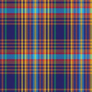 Rainbow Plaid Tartan Checkered Seamless Pattern Illustrazione stock
