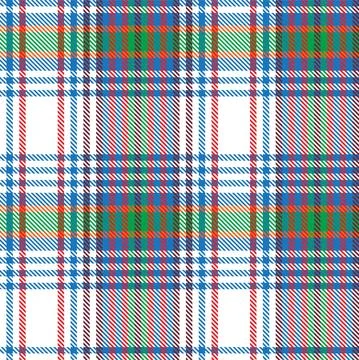 Rainbow Plaid Tartan Checkered Seamless Pattern Stock Illustration