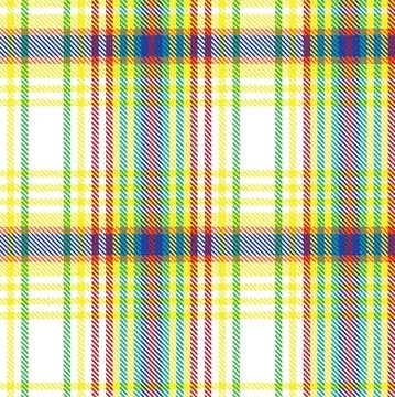 Rainbow Plaid Tartan Checkered Seamless Pattern Stock Illustration