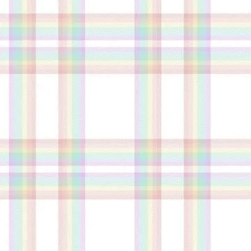 Rainbow Plaid textured Seamless Pattern Collection Stockillustratie