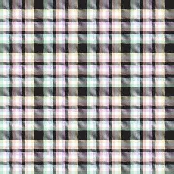Rainbow Plaid textured Seamless Pattern Collection Stock Illustration