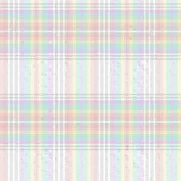 Rainbow Plaid textured Seamless Pattern Collection Stock Illustration