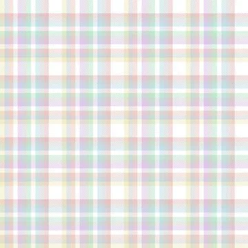 Rainbow Plaid textured Seamless Pattern Collection 库存插图