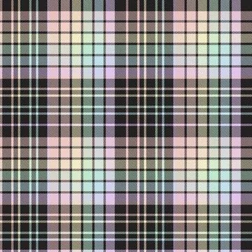 Rainbow Plaid textured Seamless Pattern Collection Stock Illustration