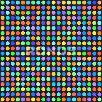 Rainbow polka dot pattern. Seamless vector background Stockillustratie