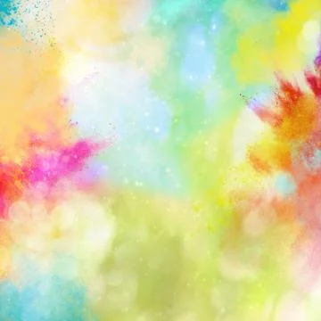 Rainbow powder Stock Photos