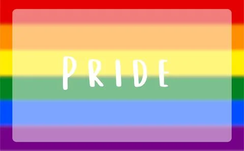 The Rainbow Pride Flag Stock Illustration