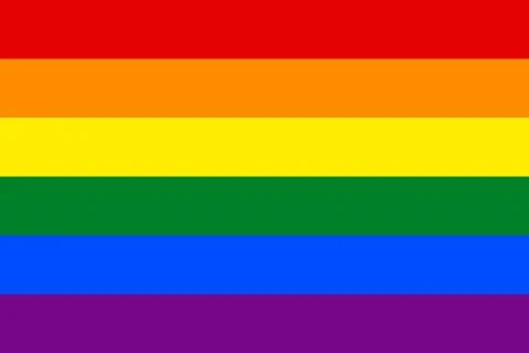 Rainbow Pride Flag LGBT Movement Illustrazione stock