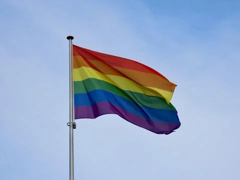Rainbow pride flag Stock Photos