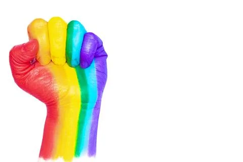 Rainbow pride flag Stock Photos