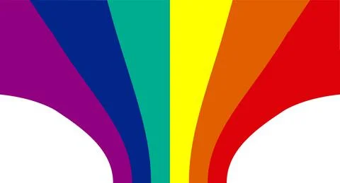 Rainbow pride lgbt flag 스톡 일러스트