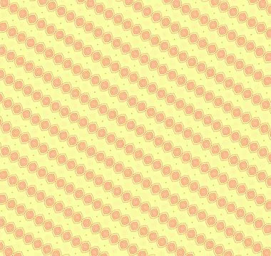 Rainbow primary coast stroke-based surface pattern with diverse shape silho.. イラスト素材