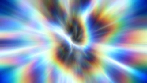 Rainbow Prism Light Burst Stock Footage 346803660