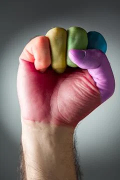 Rainbow Punch Foto stock