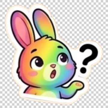 Rainbow Rabbit 20260526150719 イラスト素材