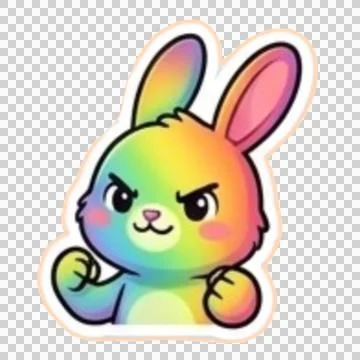 Rainbow Rabbit 20260526150834 イラスト素材