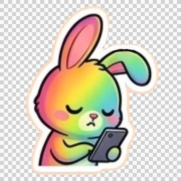 Rainbow Rabbit 20260526151057 Stock Illustration