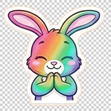 Rainbow Rabbit 20260526151248 イラスト素材
