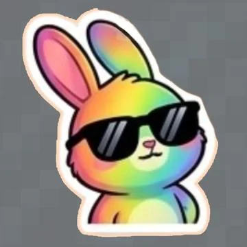 Rainbow Rabbit 20260526151514 Stock Illustration