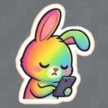 Rainbow Rabbit 20260526151701 イラスト素材