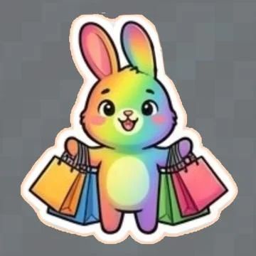 Rainbow Rabbit 20260526151706 イラスト素材
