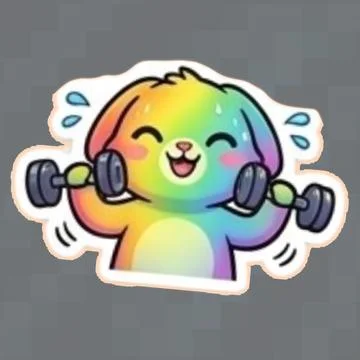 Rainbow Rabbit 20260526151715 イラスト素材