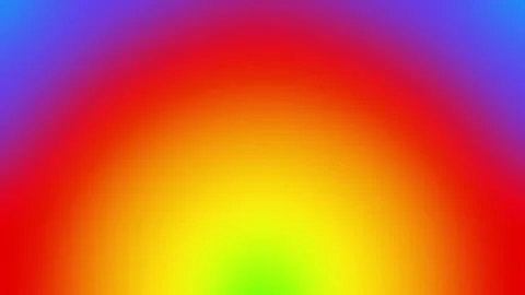 Rainbow Radial Gradient Glow Animation with Vivid Colors Stock Footage 312871081