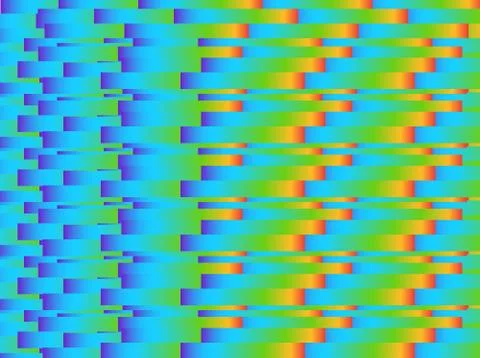 Rainbow rectangle abstract pattern Stockillustratie