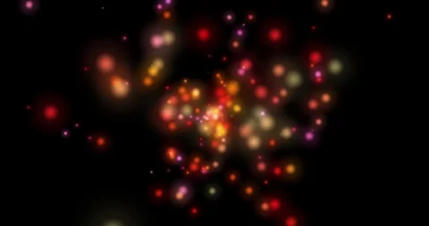 Rainbow Red Nebula Stock Footage 113201612