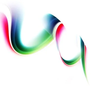 Rainbow ribbon Stock Illustration