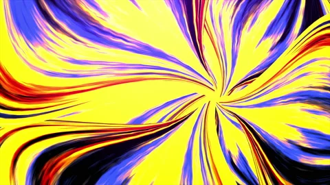 Rainbow Ribbons Background 스톡 동영상 194031664