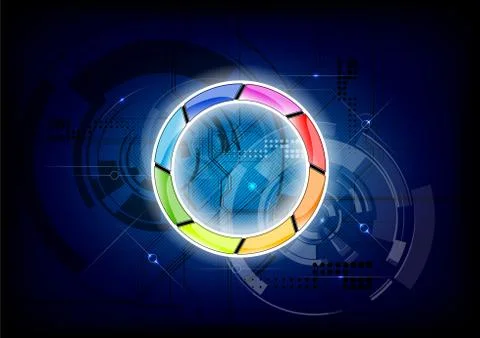 Rainbow ring Stock Illustration