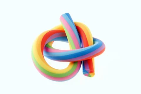 Rainbow rubber Stock Photos