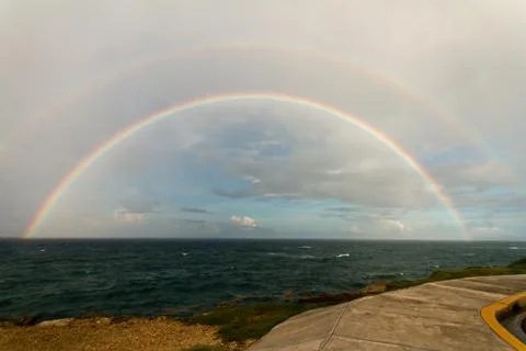 Rainbow in santo domingo cabrera Foto stock