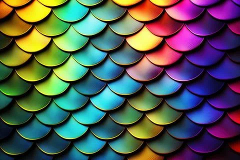 Rainbow Scales Dance Stock Illustration