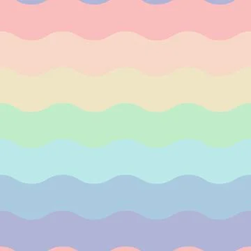 Rainbow seamless pattern vector illustration Stock Illustration