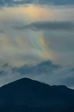 A rainbow by the seaside. Photos