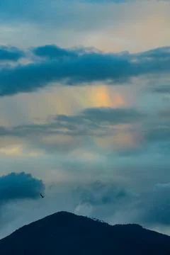 A rainbow by the seaside. Photos