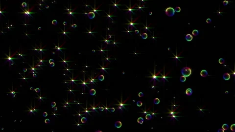 Rainbow shine bubble particle loop animation Vídeos de archivo 148723629