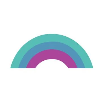 Rainbow sign Stock Illustration