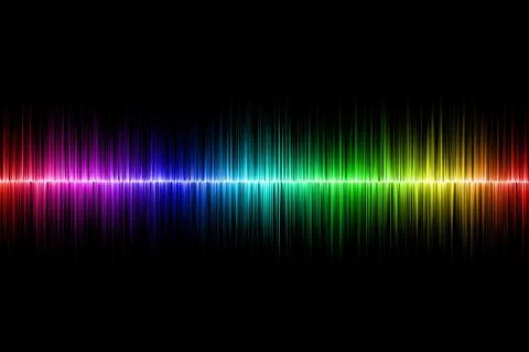 Rainbow signal Illustrazione stock