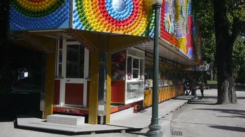 Rainbow on signboard Stock Footage 79786725