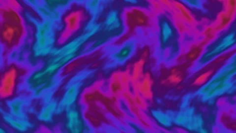 Rainbow Silk Wave Background Seamless Loop Stock Footage 341531796
