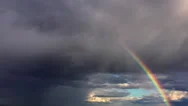 Rainbow In Sky, 4K Stock Footage