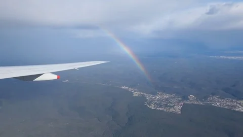 Rainbow in the sky Video stock 79026457