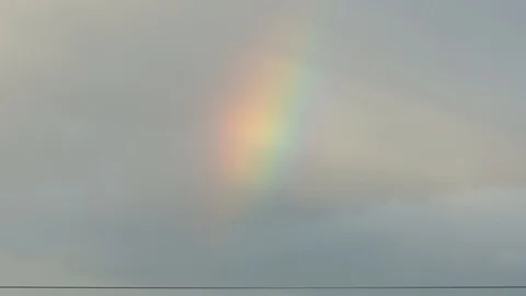 Rainbow in sky Video stock 111906130