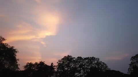 A rainbow in the sky 库存影片 156849450