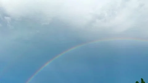 Rainbow in the sky Video stock 310856763