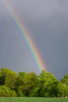 Rainbow in sky Stock Photos