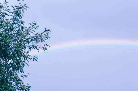 Rainbow In Sky Stock Photos